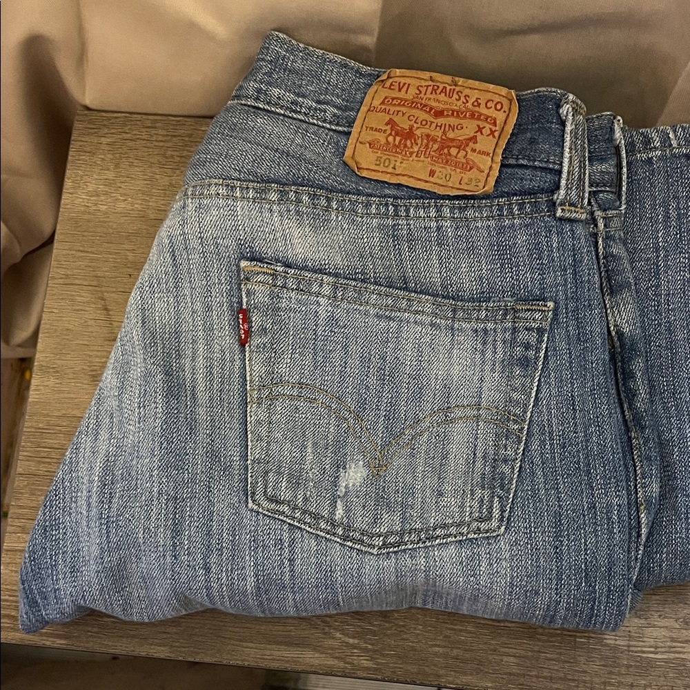 Levi's Classic 501 Blue Denim Jeans